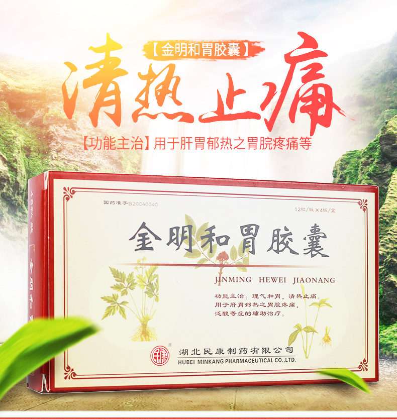 民康金明和胃胶囊035g48粒