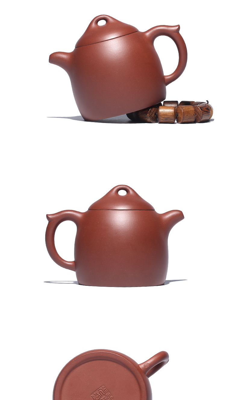 三维工匠宜兴纯全手工紫砂壶原矿底清名家戴晨光茶壶茶具秦权壶秦权小