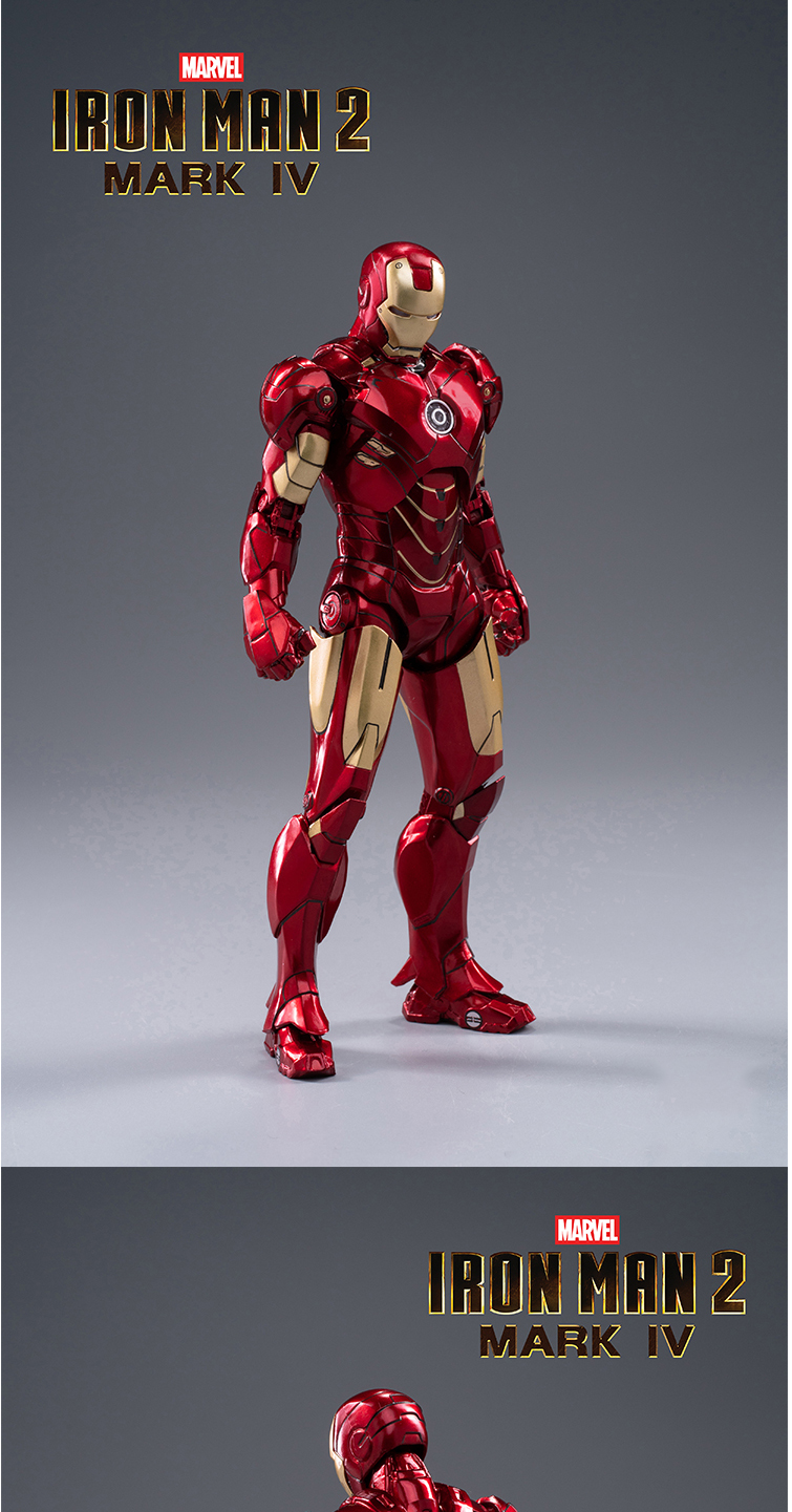 中动玩具190604mk4钢铁侠漫威玩具手办十周年系列珍藏版玩具