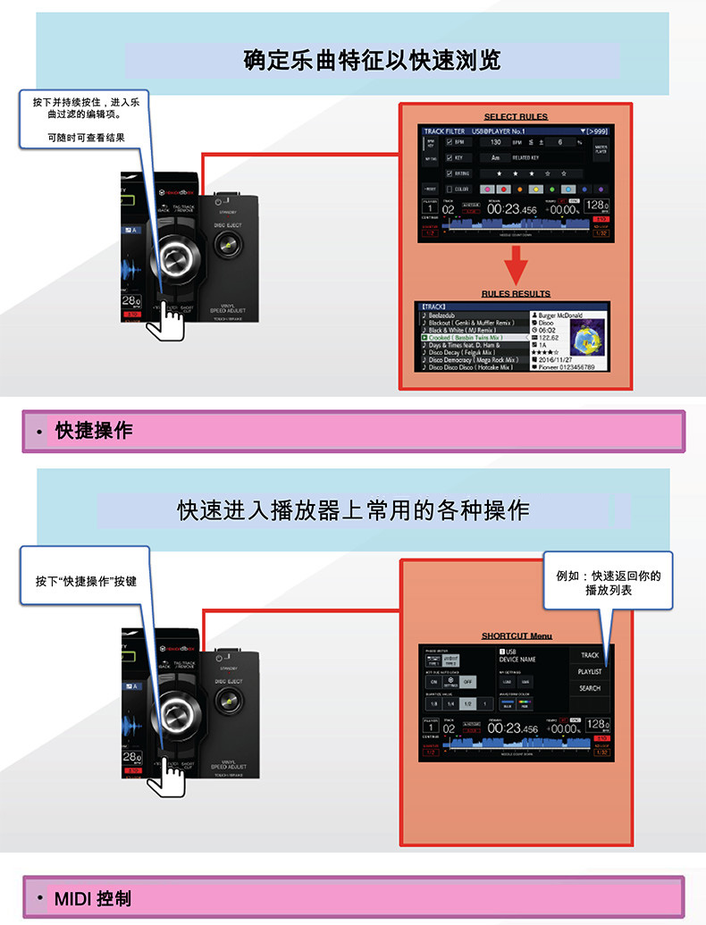 cdj3000打碟机中文图解图片