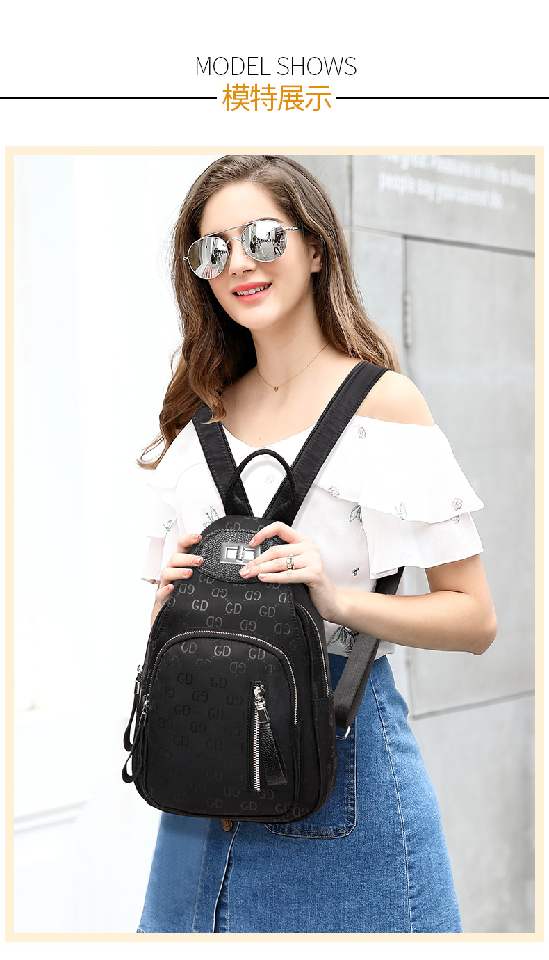 胸包女新款2020时尚帆布斜挎包胸前小包包女士运动街头双肩背包女 艾