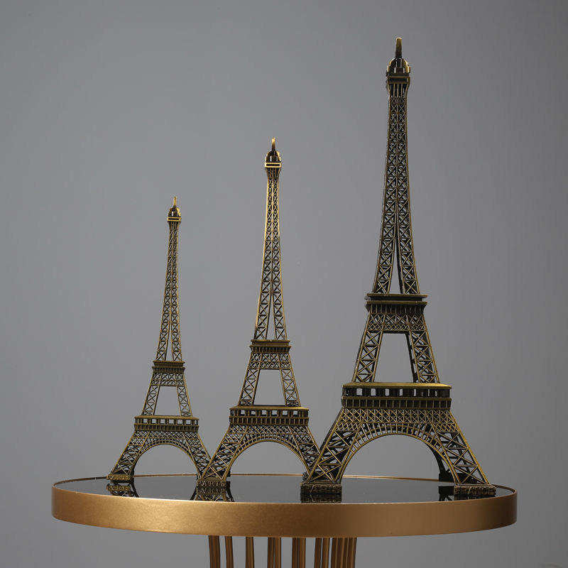 10cm巴黎铁塔巴黎埃菲尔铁塔摆件创意摆设模型家居房间客厅装饰生日