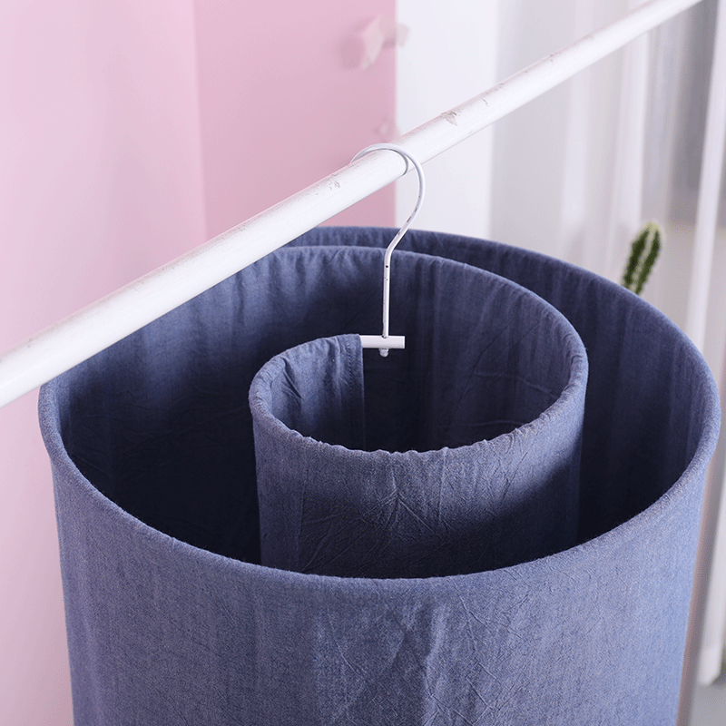 添晴洗晒用品 晒被子神器大圆形晾衣架家用被单凉床单被罩旋转螺旋式