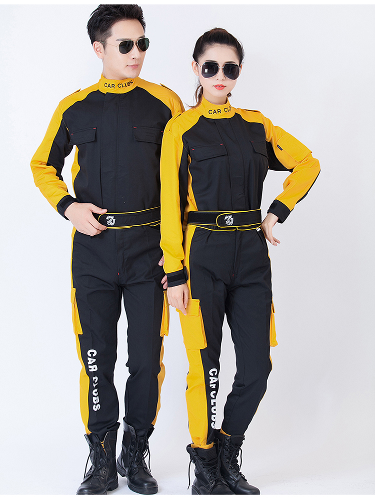 春冬长袖汽修工作服套装男汽车4s店洗车维修劳保机修厚款工装