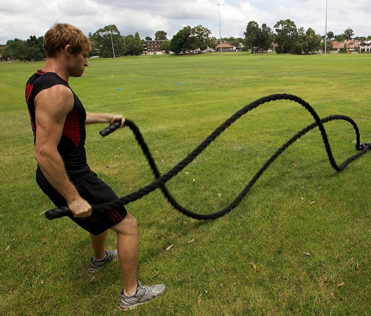 运动户外战绳健身甩大绳家用体能训练绳格斗绳粗绳肌肉绳力量训练战斗