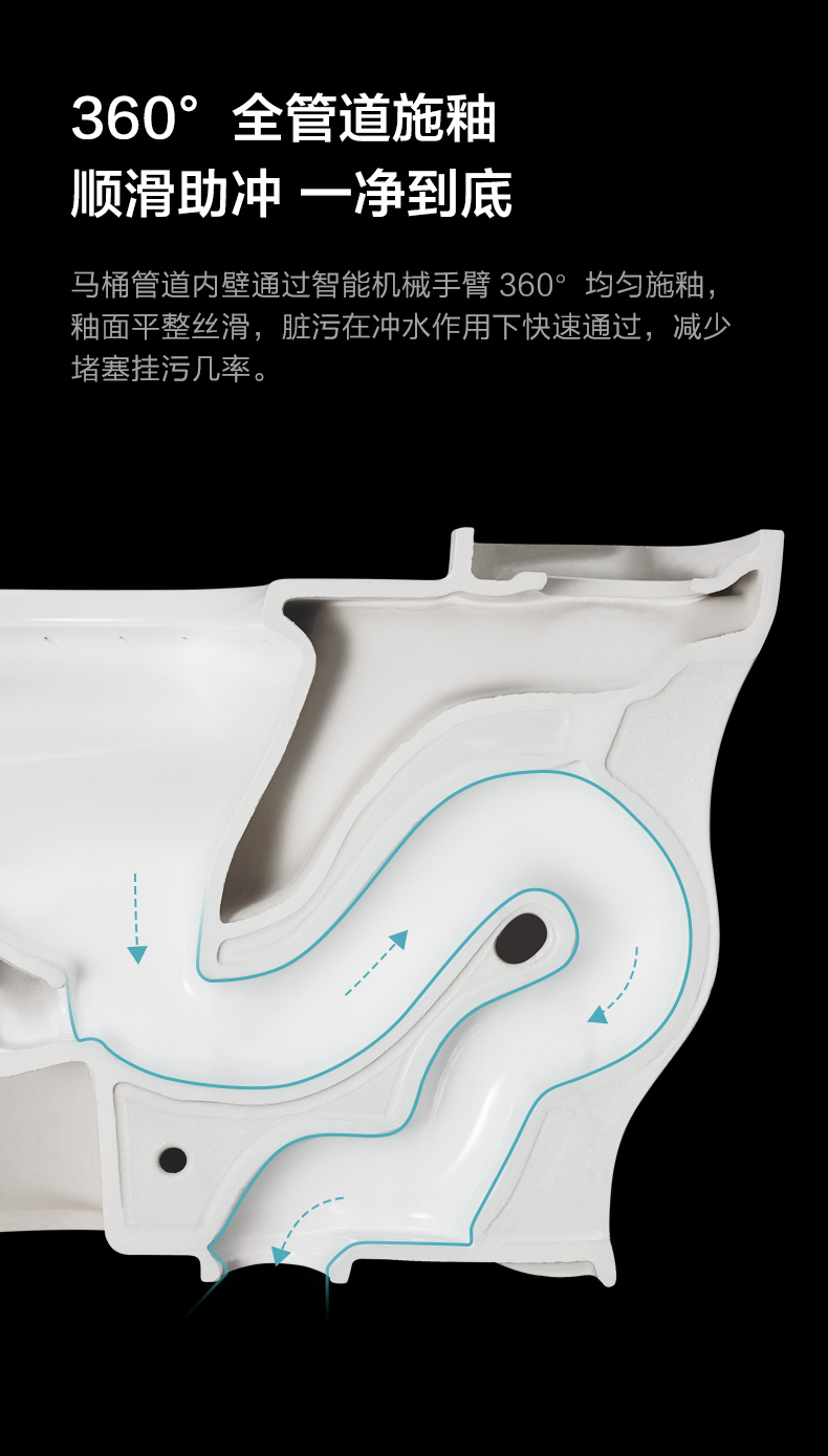 九牧jomoo马桶大节水防臭冲力坐便器虹吸式马桶快拆节水坐便器家用