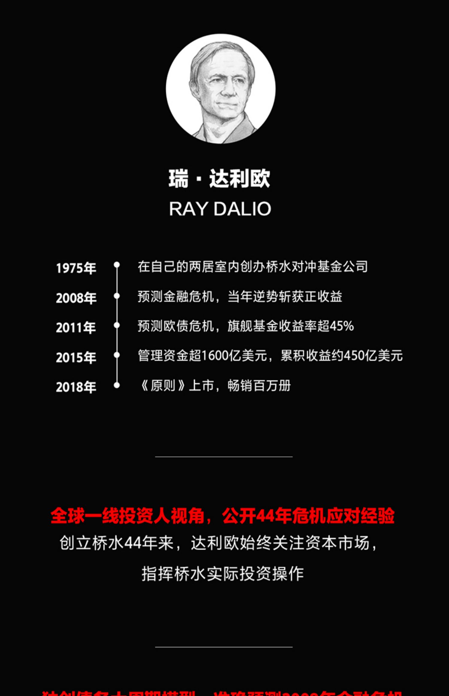 [颜系图书]债务危机 瑞达利欧 raydalio我的应对原则 原则债务危机