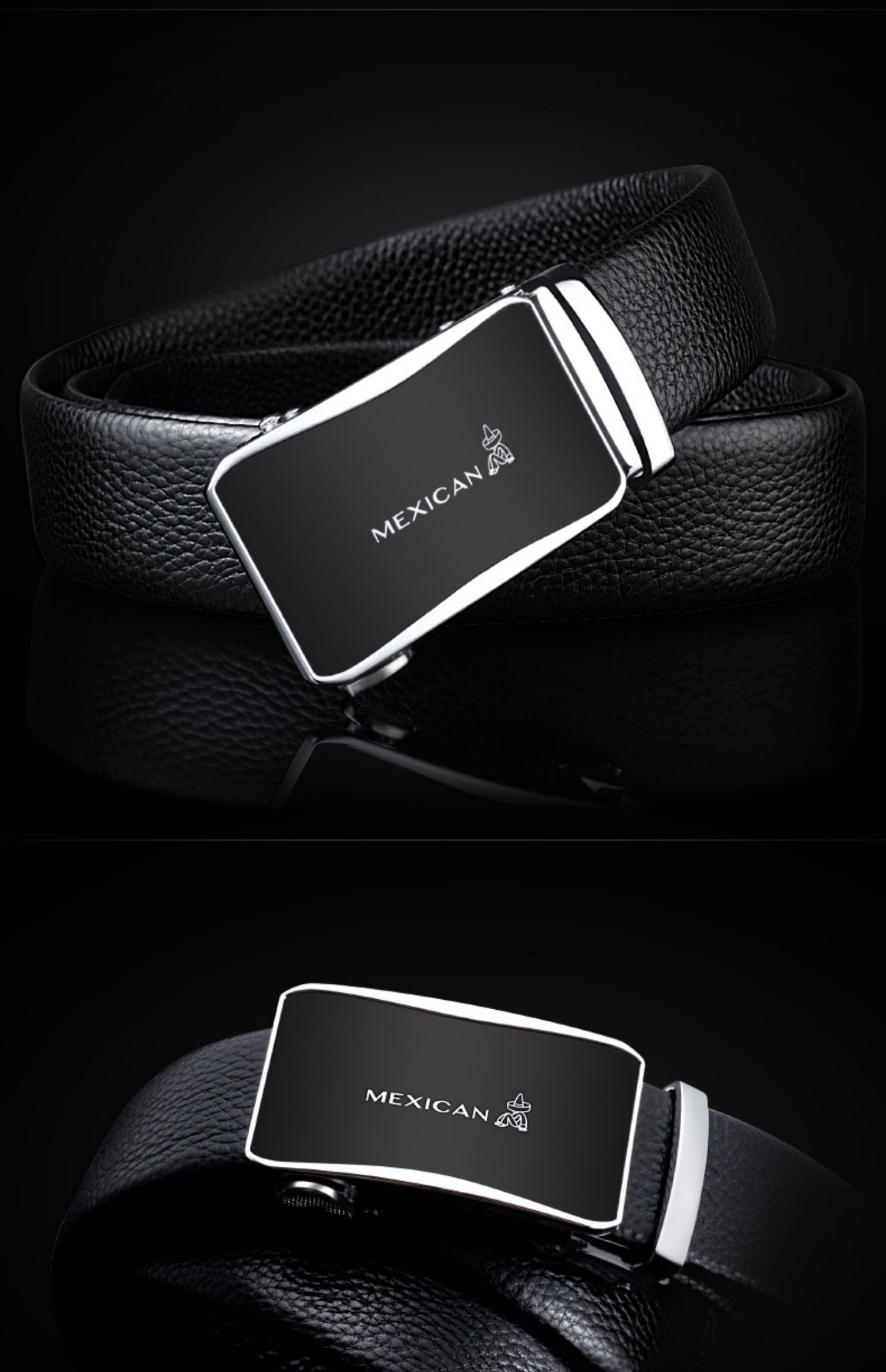 稻草人(mexican)皮带男真皮男士腰带个性潮人新款潮流韩版年轻人牛皮