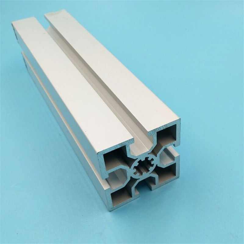 定做 欧标工业铝合金型材5050铝合金50*50花管型材槽宽8mm