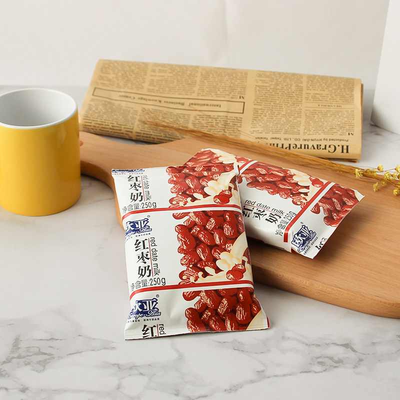 大理牧场欧亚红枣味甜牛奶250g12袋装整箱全脂奶