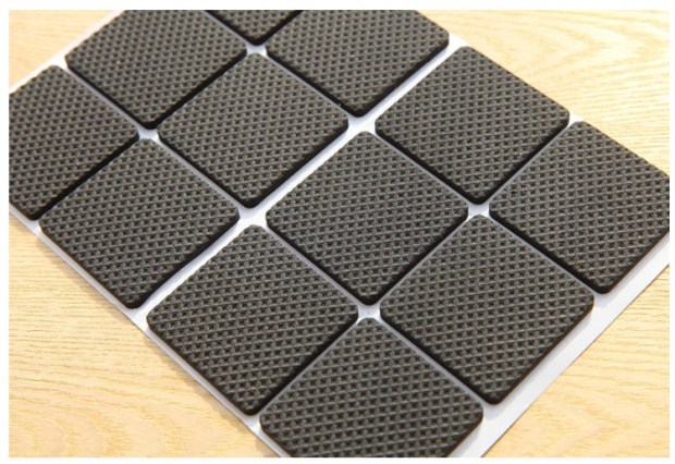 定做 脚垫滑垫脚黑色橡皮垫圈家具胶垫减震凳子桌椅脚套桌脚钉j 长方