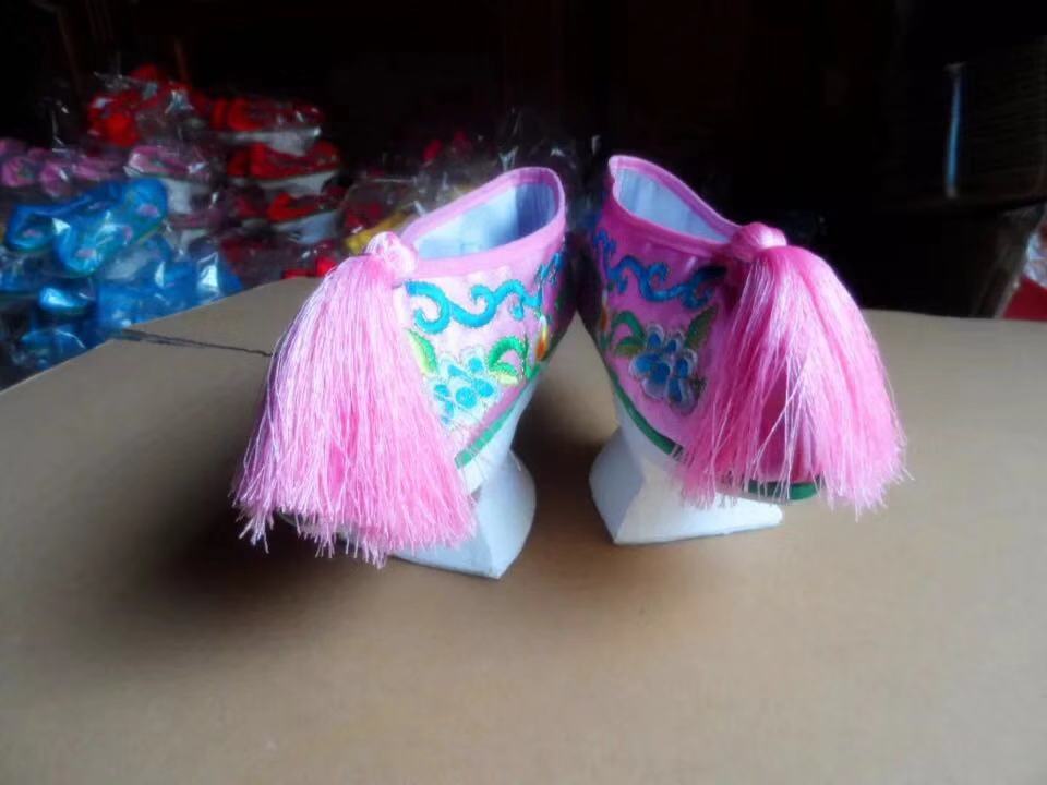 健百伦儿童古代鞋子古装花盆底鞋子旗鞋清朝格格鞋延禧攻略同款甄嬛传