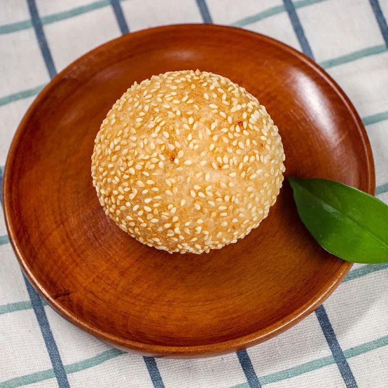 顺丰大芝麻球约35个油炸速冻半成品传统糕点心豆沙糯米麻团