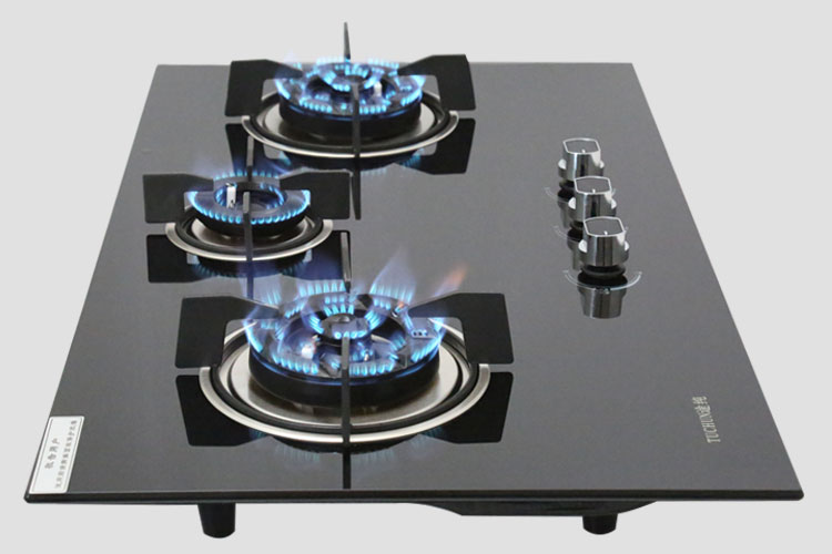 途纯k95三眼燃气灶三眼灶台家用三头灶液化气天然气大尺寸嵌入式