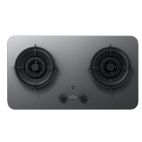 小米米家智能定时燃气灶5200W P1(天然气)家用双灶具5.2kW猛火 智能双边定时 底座可调节