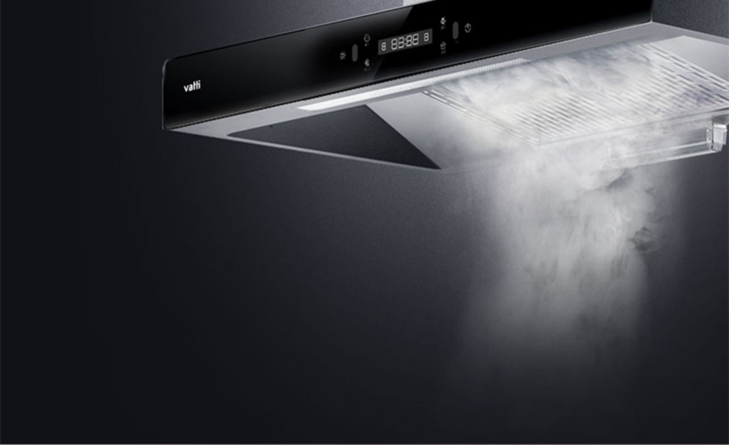 华帝抽油烟机直吸欧式家用挥手控制蒸汽自动清洗 e660azs-吸力升级