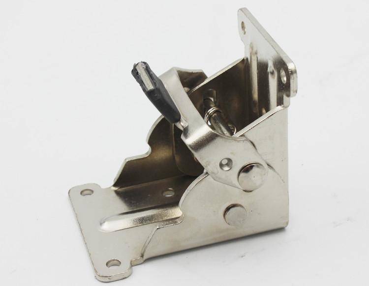 90度自锁合页房车茶几折叠合页180度折叠隐形支架桌脚折叠铰链90度折0