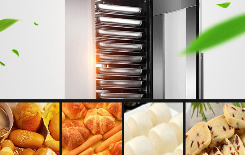 乐创lecon醒发箱fx13ja商用发酵柜单门13盘智能发酵箱全自动发酵箱