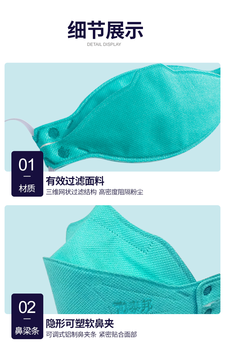 云南白药(yunnan baiyao)日常防护 云南白药泰邦[医]用防护口罩 n95