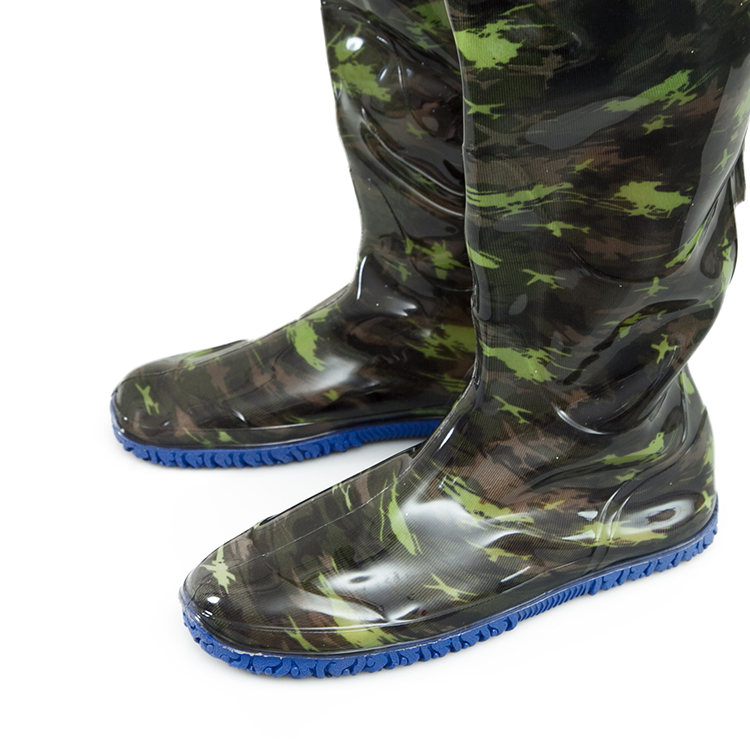 飞鹭插秧靴男高筒过膝农田雨鞋雨靴裤腿平底防虫挖藕捕鱼水鞋267闪潮