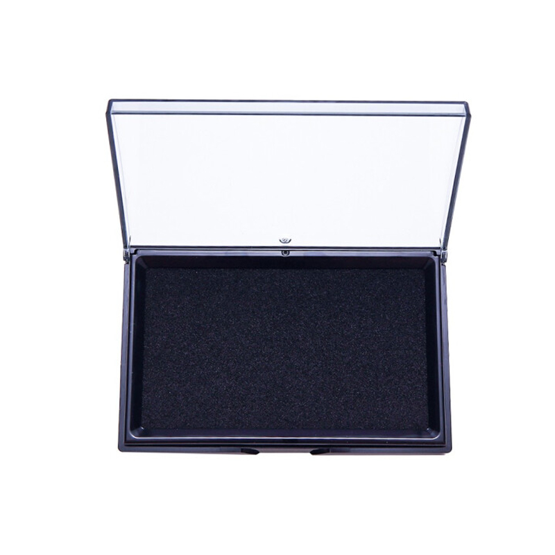 得力大号快干印台黑色11869mm9864