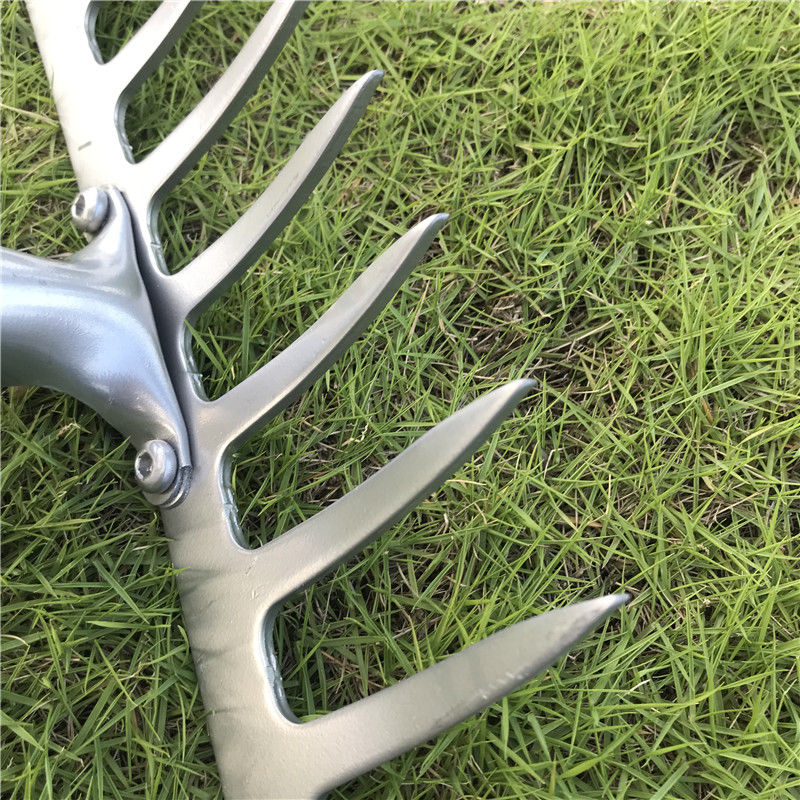 家用搂草耙子农用铁耙耙齿九齿钉耙农具翻土松土扒草铁抓爬子草耙加厚