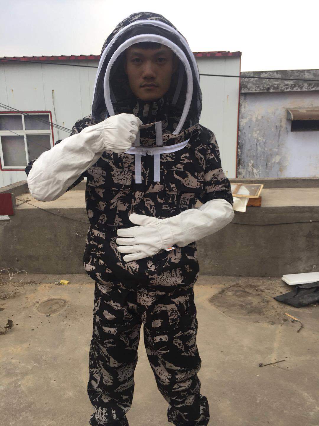 蜜蜂衣防蜂服全套养蜂防蜂服透气加厚养蜜蜂工具全套可分体防护服