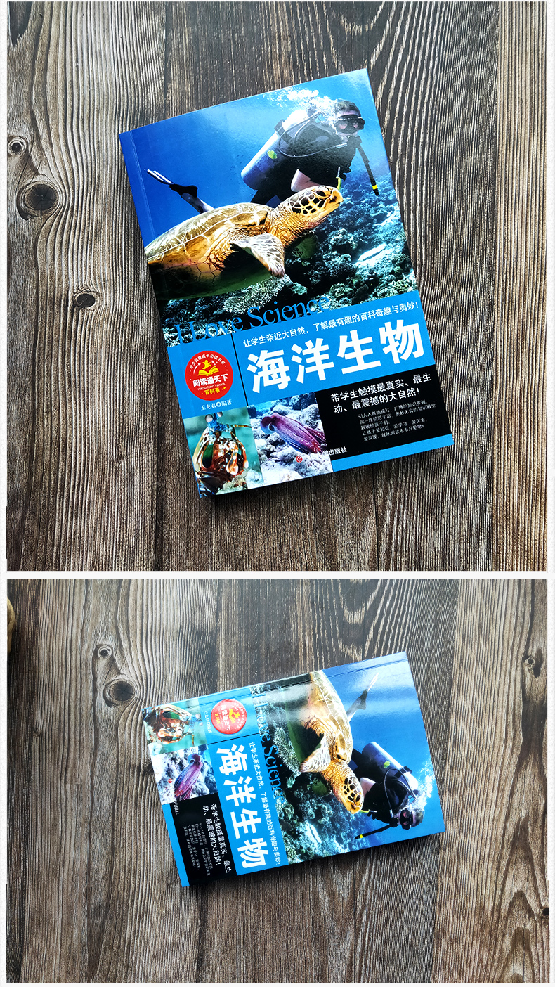 海洋生物百科全书动物海底世界儿童十万个为什么大全书籍小学生科普