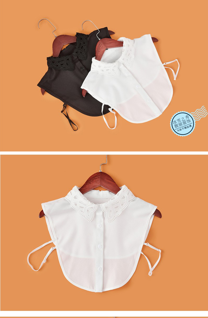 假领子女百搭假领衬衫蕾丝装饰领雪纺假衣领衬衣毛衣假领女秋冬季