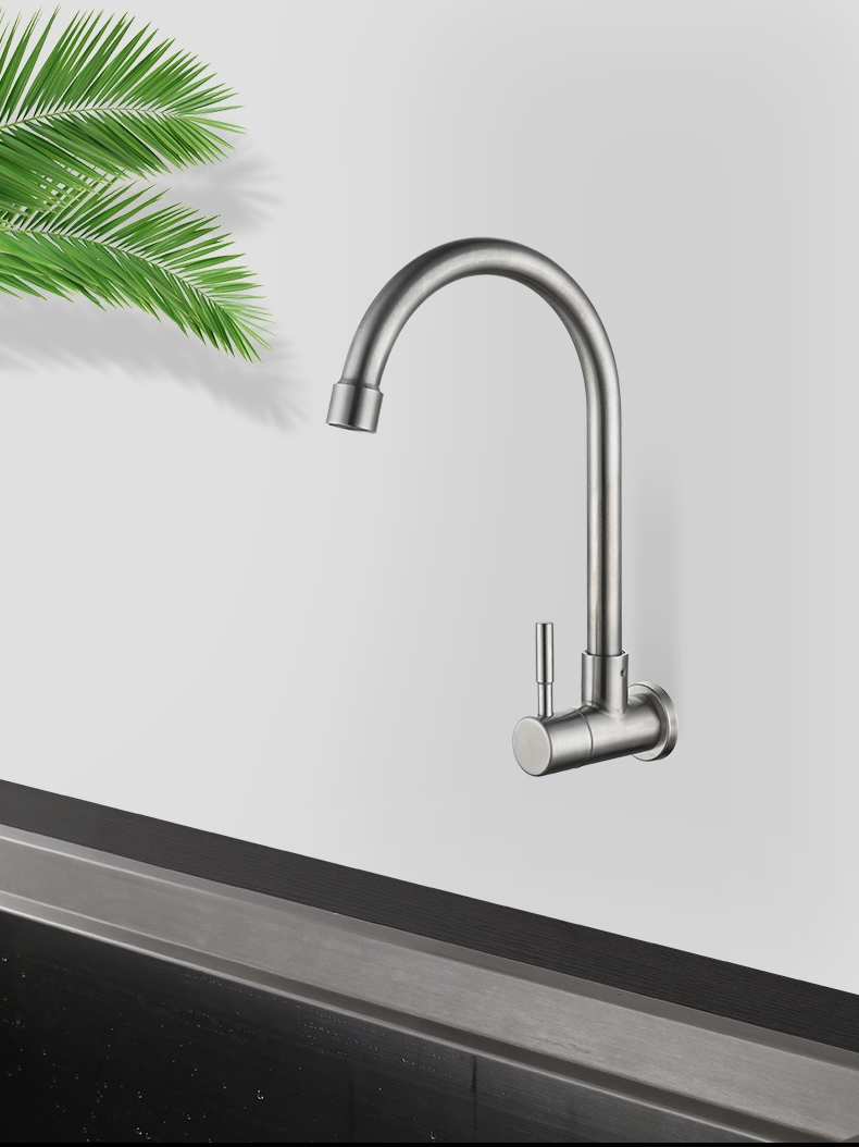 厨房入墙式单冷水龙头洗菜盆水龙头符象厨房龙头水龙头洗衣池水龙头