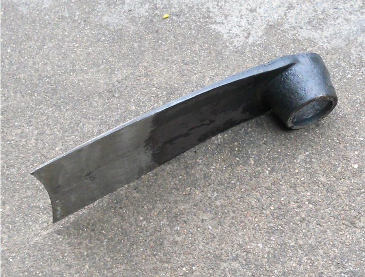 jingping锰钢圆孔小锄头家用园艺除草加厚条锄盆种菜养花一体成型便携