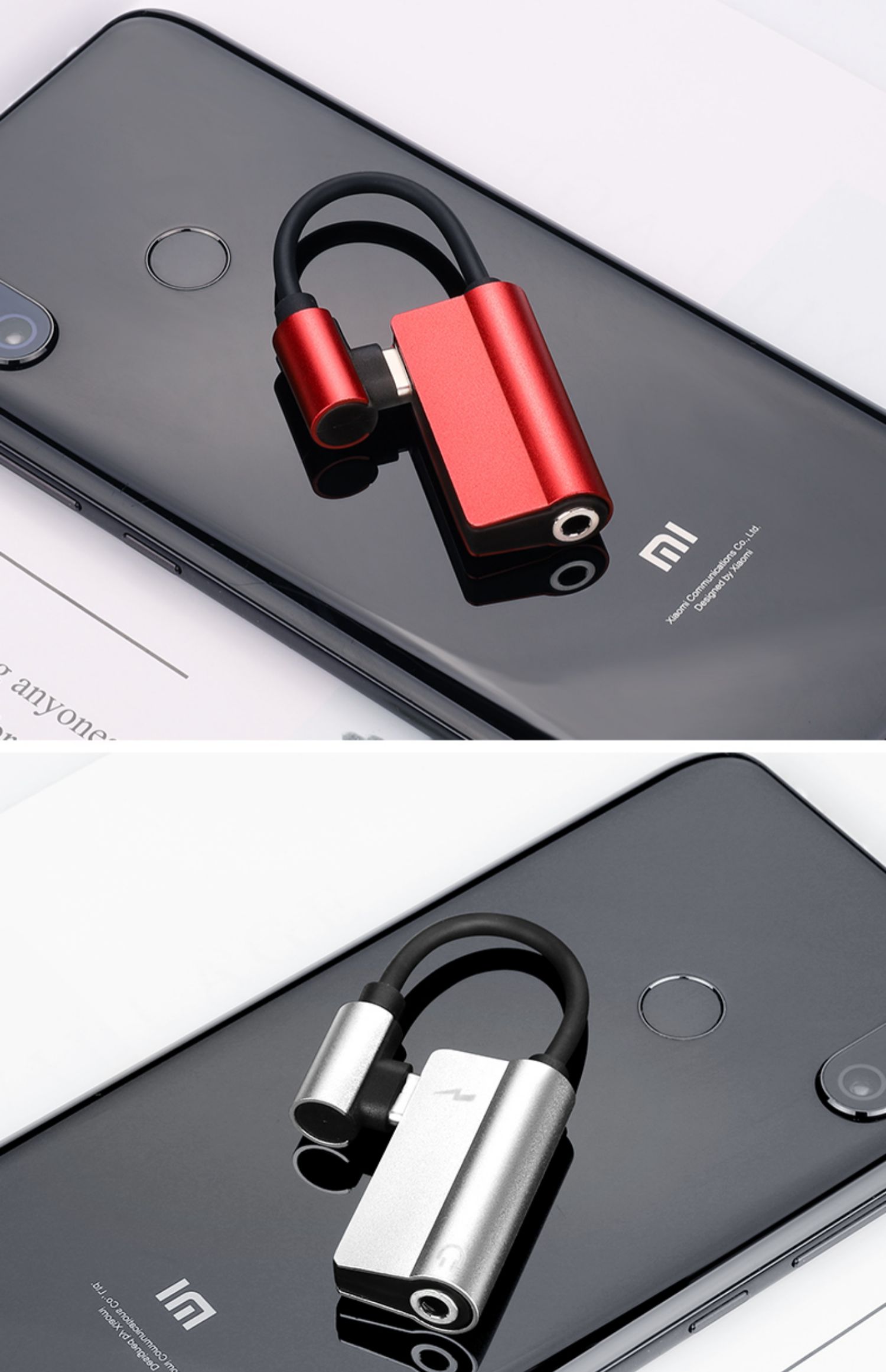 适用小米9耳机转接头typec转35mm转换器充电听歌二合一小米九se听歌