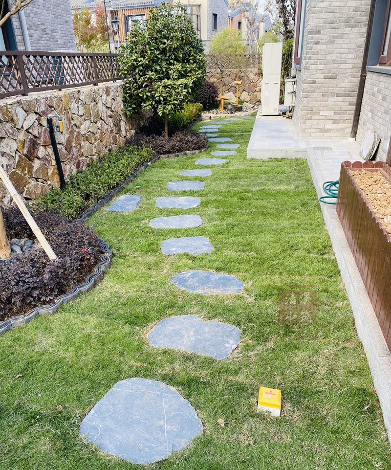 小样品1020厚1cm自建别墅花园草坪垫脚石地板防滑天然青石板踏步石