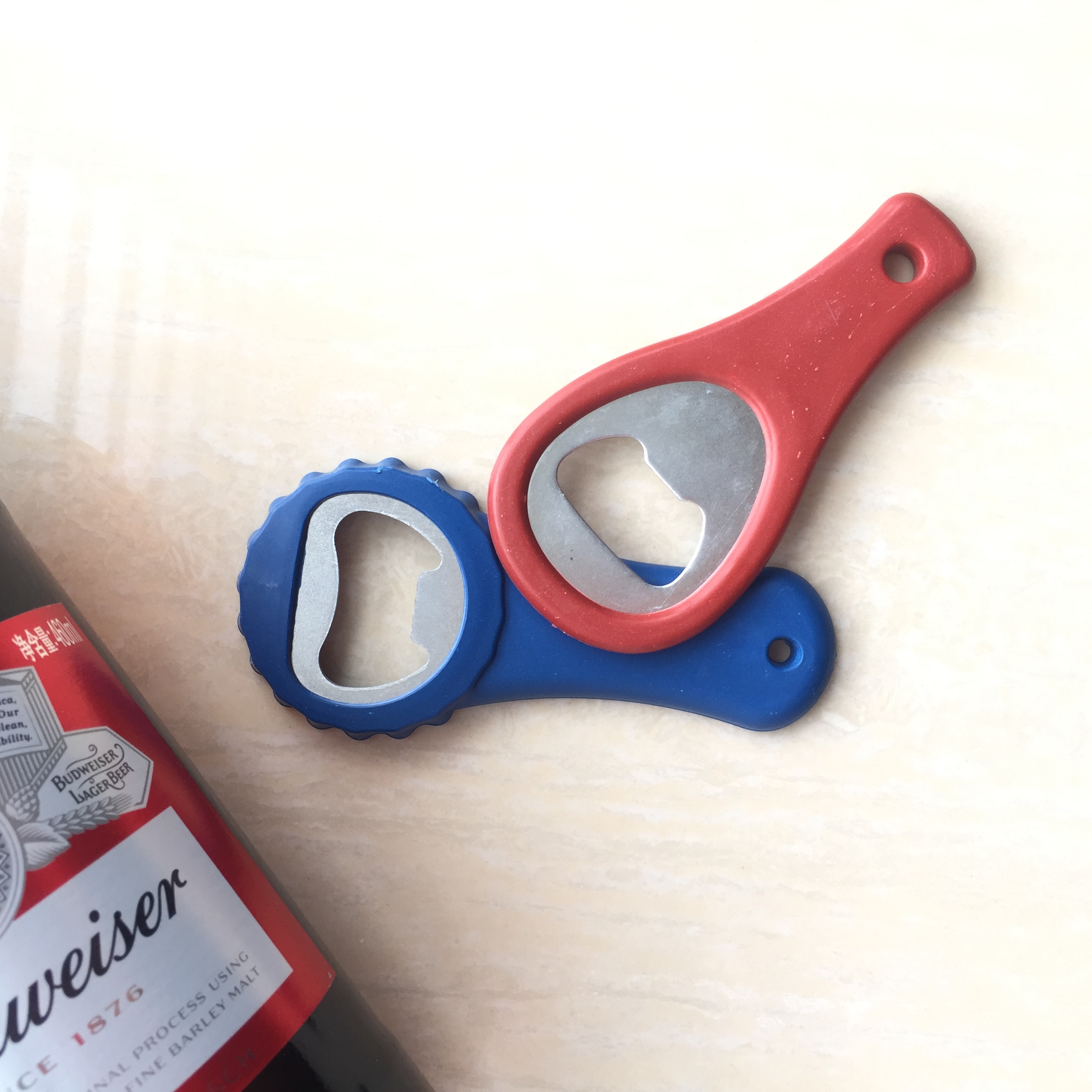 艺呈啤酒瓶起子开瓶器家用饭店啤简易便携个性创意启瓶器酒起子 花头