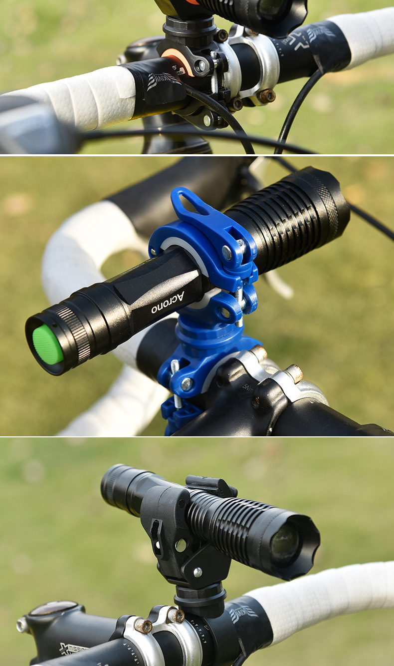 牛鲨遥控配件aw43073536486gt 自行车灯架山地车强光前灯支架照明手
