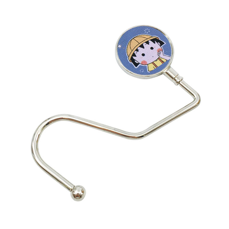 三维工匠学生便携书包无痕挂钩锌合金课桌书桌挂包钩卡通图案s钩承重