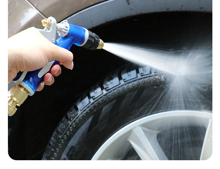 超级新品 碧居园 车旅伴 高压家用洗车水 浇花水管20米套装 全铜喷头