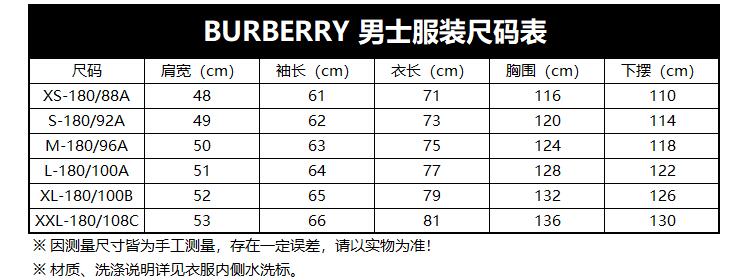 自营 burberry 博柏利 男款 锦纶条纹装饰拉链衬衫外套 80335801