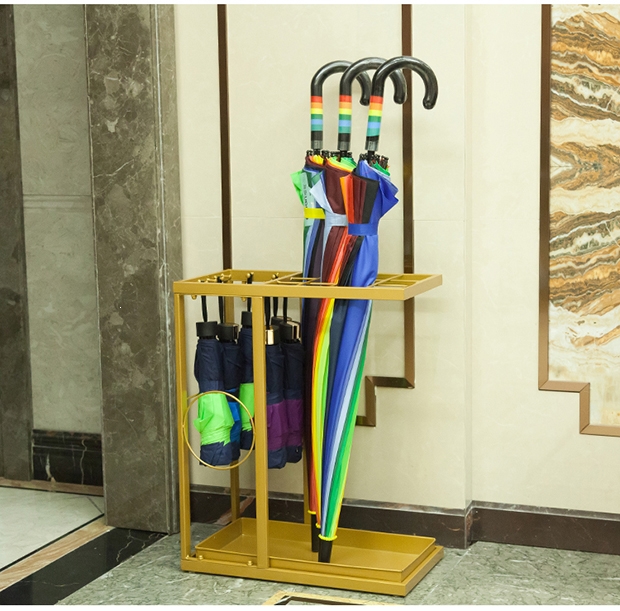 雨伞架家用装雨伞沥水架北欧收纳置物架子酒店大堂办公进门插伞桶 a