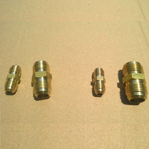 加厚空调铜管对接头免焊接铜管加长双接头中间连接头英制通用配件