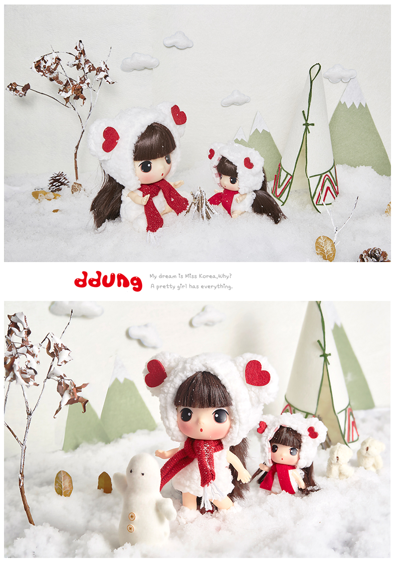 冬己女孩玩具18cm9cm精美场景