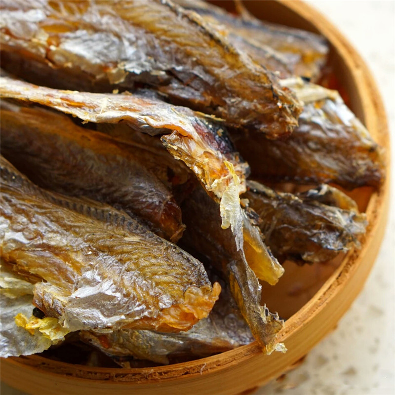 xj香酥小鱼干花鱼干即食海鲜干货小吃海味零食可开发票250g