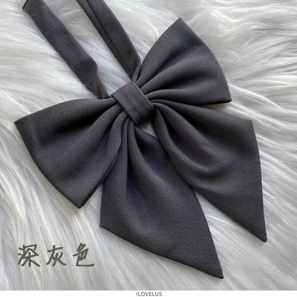 newlake纯色基础款平角羽根双层jk领结领花日系百搭小物制服衬衫领带