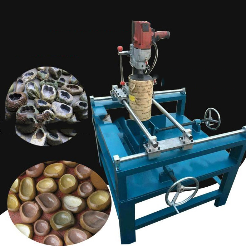 定做石头打孔机器开孔挖孔机石头花盆制作工具