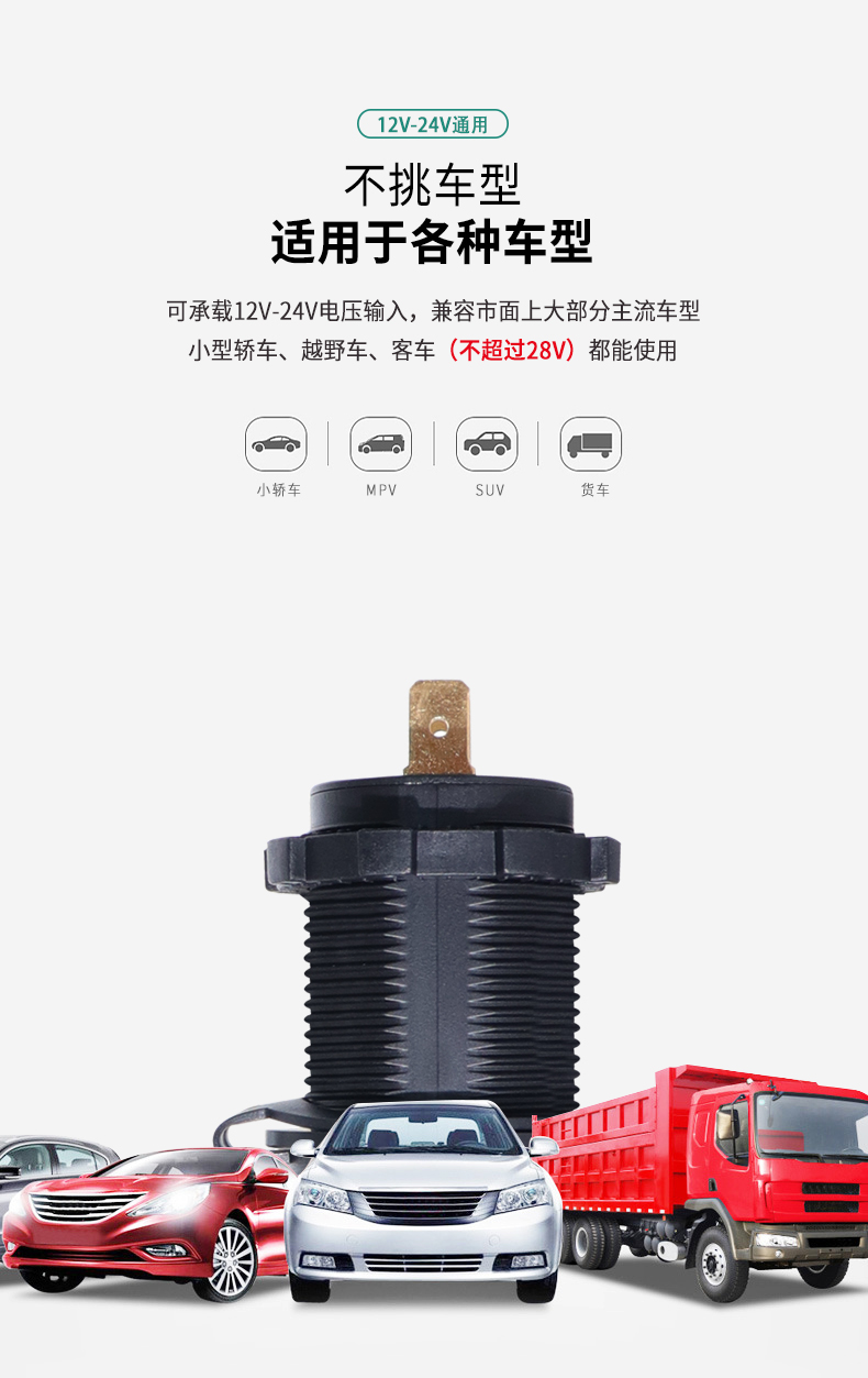 Giausa手机充电器kwg P11 新品汽车改装车载usb充电器qc3 0车 充手机快充电压流双显12v 24v货车红灯 150cm线 价格图片品牌报价 苏宁易购鲨鱼3c配件专营店