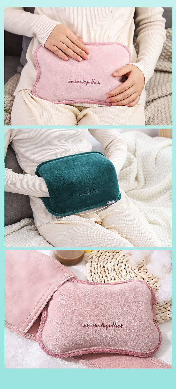 防爆热水袋暖肚子充电式电暖宝宝女敷毛绒暖手宝姨妈暖水袋电热宝