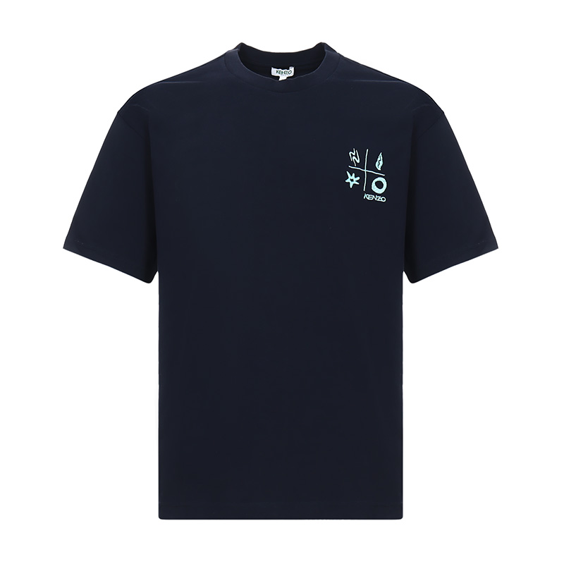 kenzo男士t恤 kenzo 高田贤三 男款棉质圆领短袖t恤 fa5 5ts043 4sd