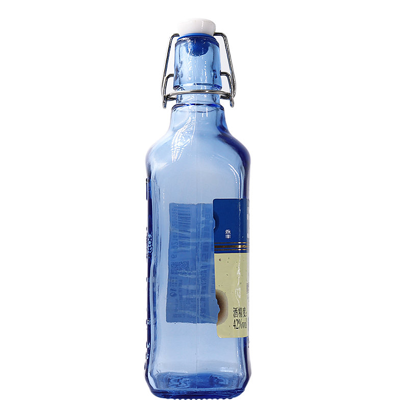 北京永丰牌二锅头酒出口型小方瓶42度清香型白酒蓝瓶500ml12瓶