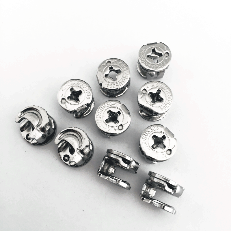 三合一隐形连接件紧固定件偏心轮板式家具五金配件螺丝衣柜螺母 敬平