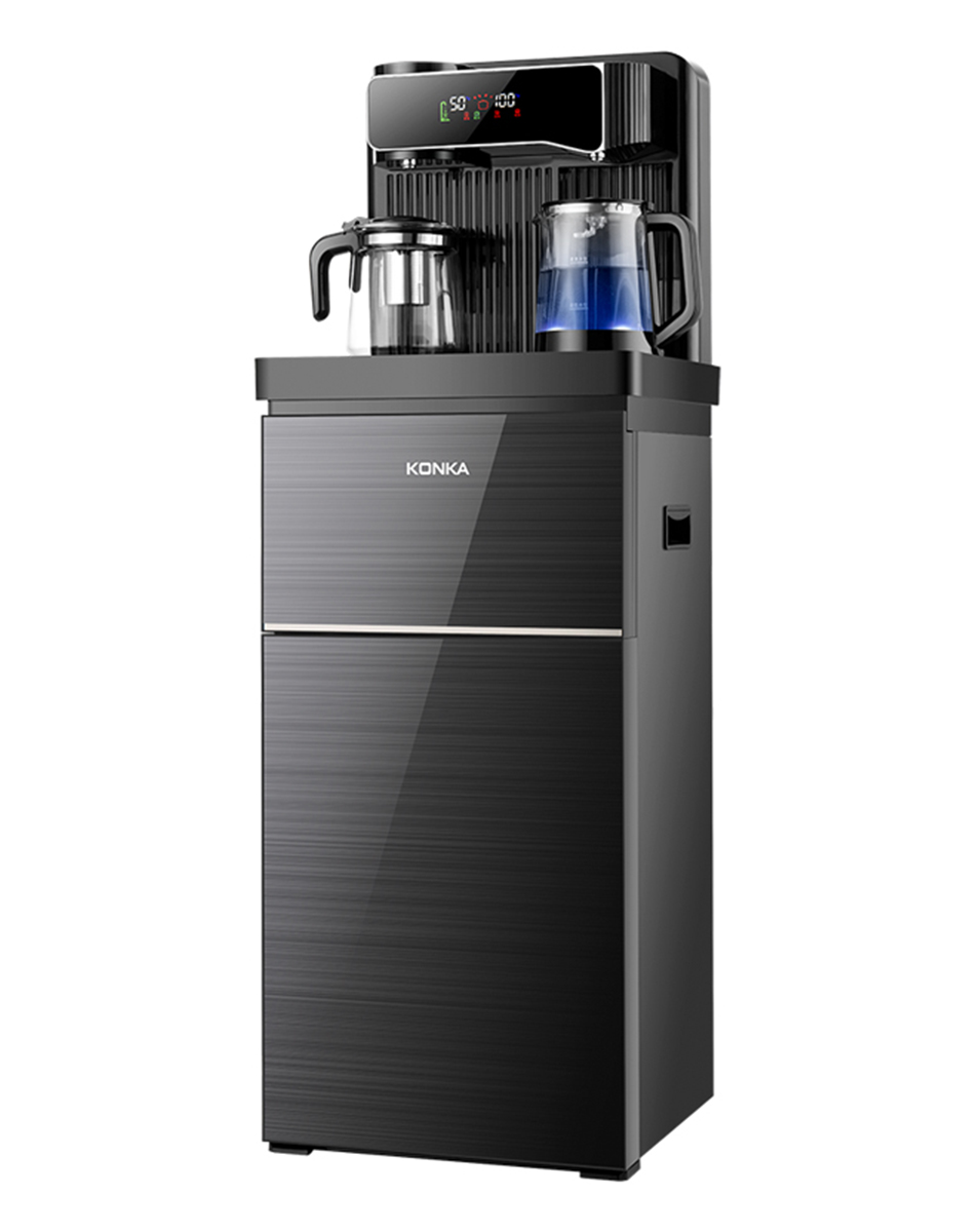 【康佳(konka)饮水机】 康佳立式饮水机家用下置水桶冷热多功能轻奢